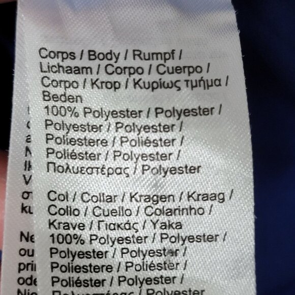 Lacoste Sport Mens Blue Ultra Dry Performance Golf Short Sleeve Polo Shirt 4XL - Picture 9 of 11